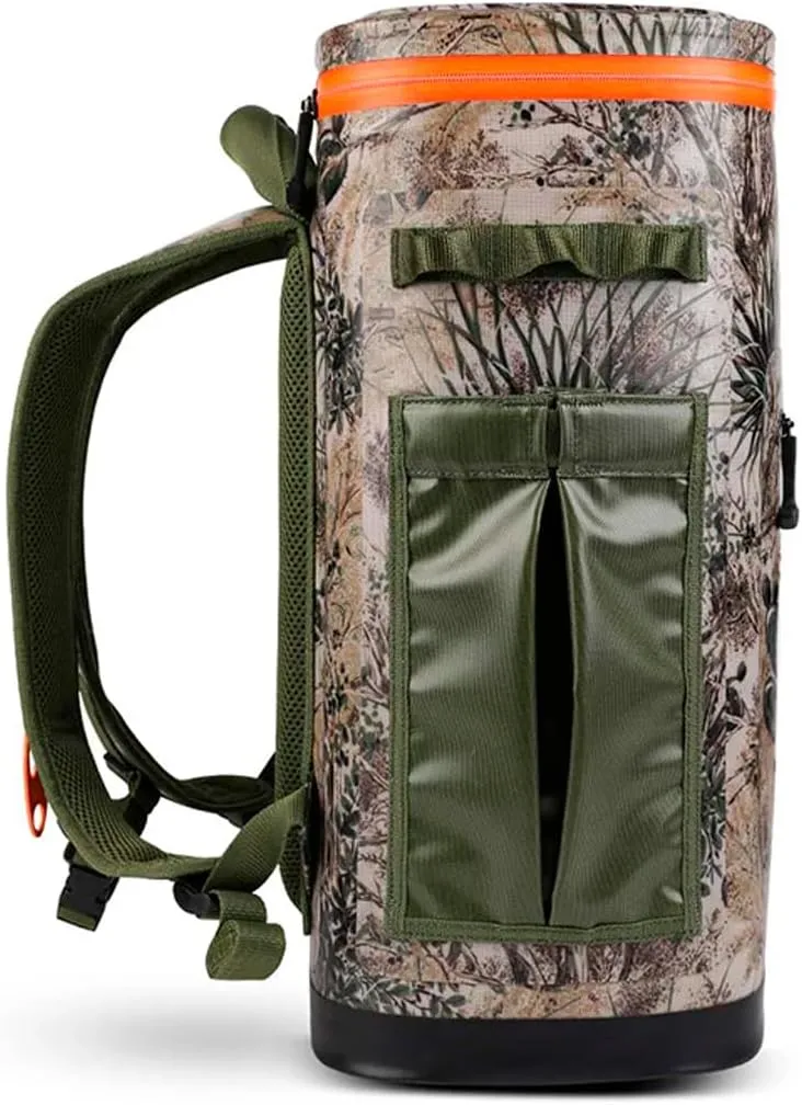 Yukon Outfitters Hatchie Backpack Cooler, 54-Liter Durable Insulated Cargo-Ready Outdoor Hiking Watersports Meals & Beverages Daypack Cooler w/Airtight Zippers, Padded Straps & Carry Handle