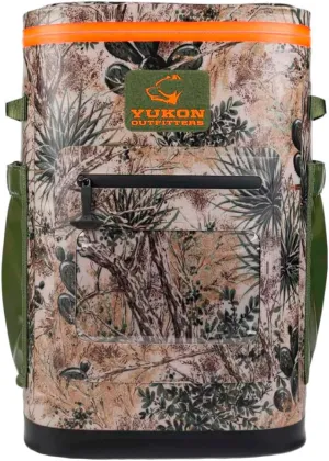 Yukon Outfitters Hatchie Backpack Cooler, 54-Liter Durable Insulated Cargo-Ready Outdoor Hiking Watersports Meals & Beverages Daypack Cooler w/Airtight Zippers, Padded Straps & Carry Handle