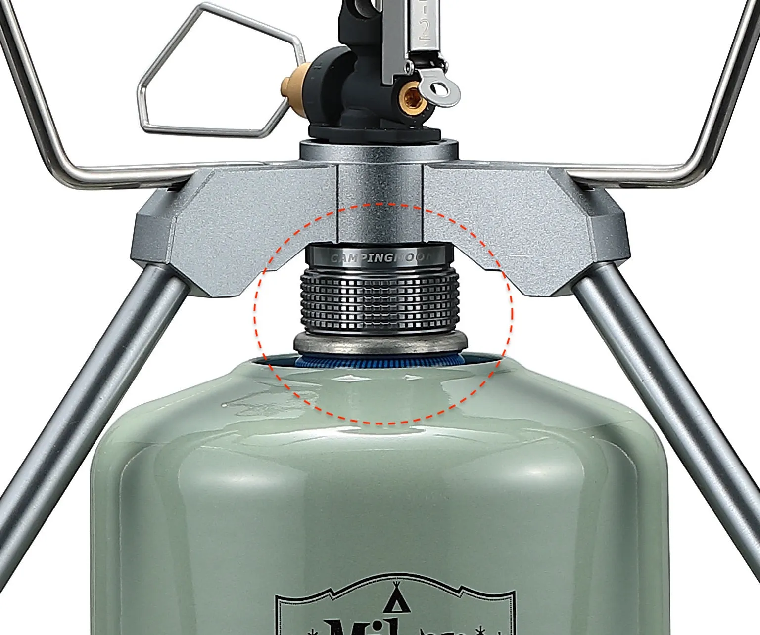 Z01 Smart Backpacking Stove Stand with Trivet (Low Type Z02)