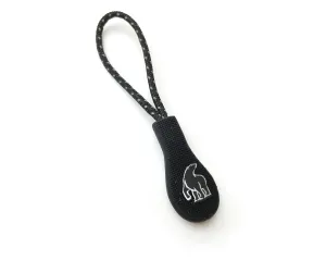 Zipper Puller Drop Shape/Bear (10 pcs) - Black